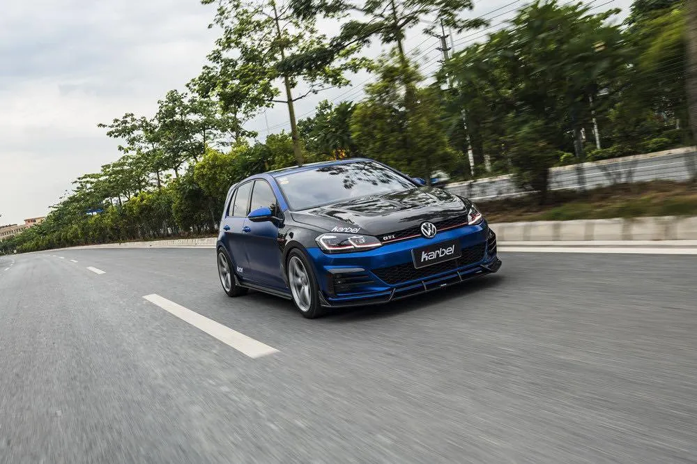 Karbel Carbon Side Skirts for Volkswagen Golf & GTI & Golf R MK7.5 Carbon Fiber