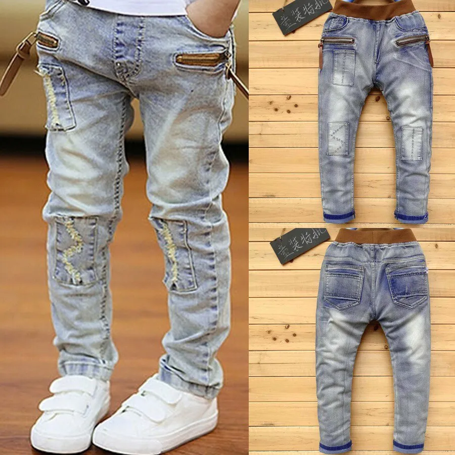 Kids Boys Clothes Skinny Jeans Classic