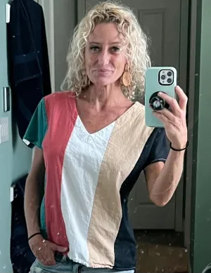 Ladies’ Color Block Casual Tee