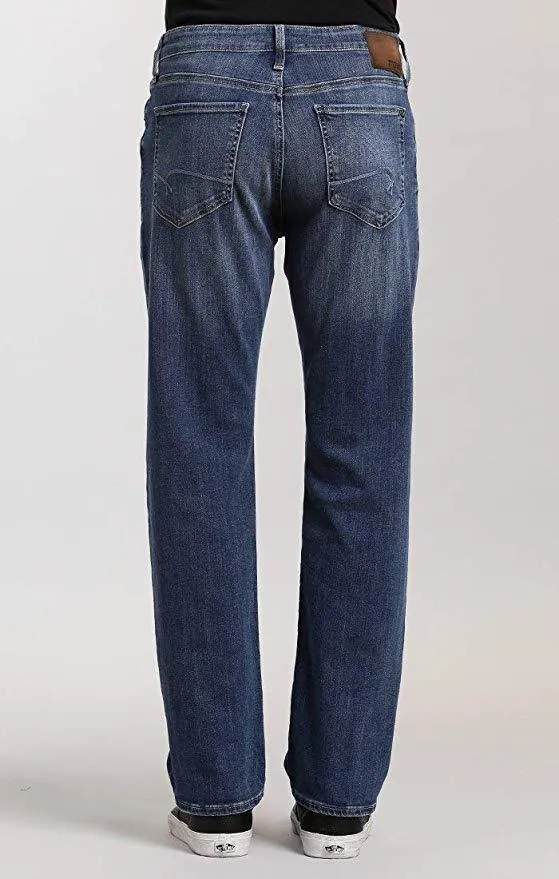 Mavi Men's Matt Size 36/32 Relaxed Fit Mid Foggy Williamsburg Straight Leg Jeans