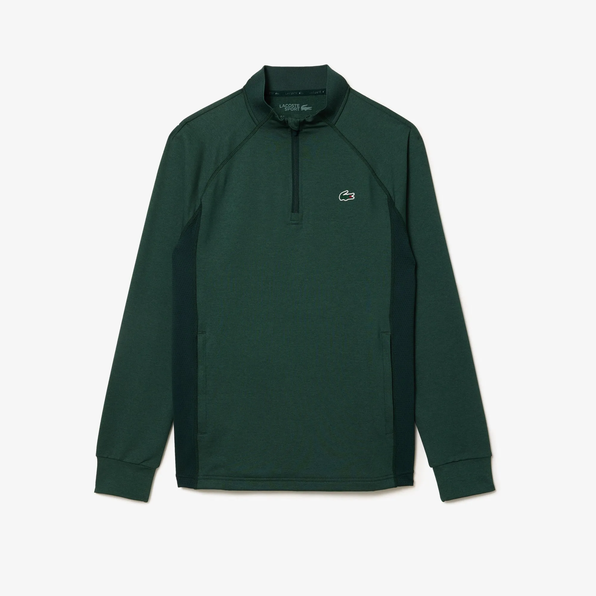 Men’s Lacoste Golf Sweatshirt with Inset Crew Neck - SH5221