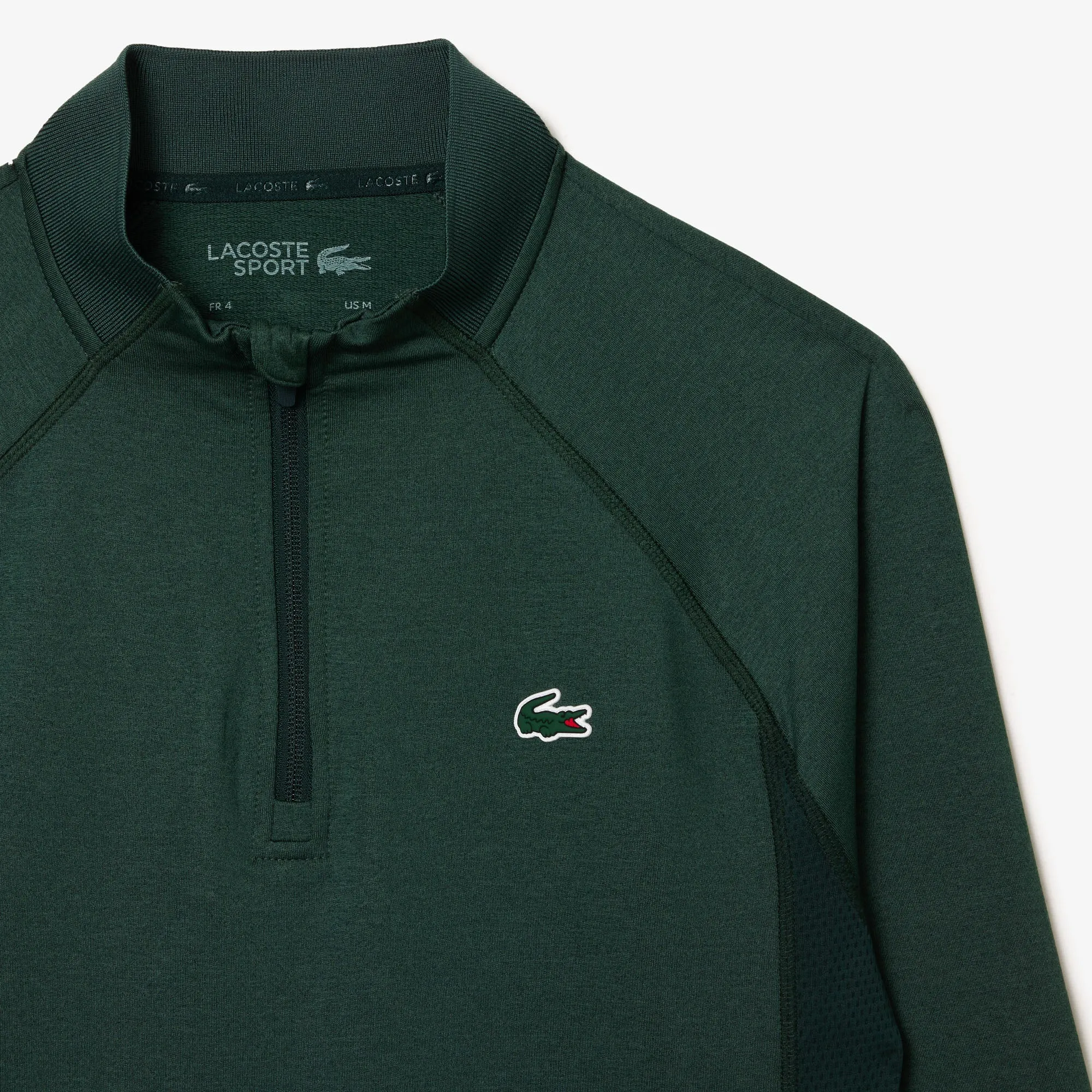 Men’s Lacoste Golf Sweatshirt with Inset Crew Neck - SH5221