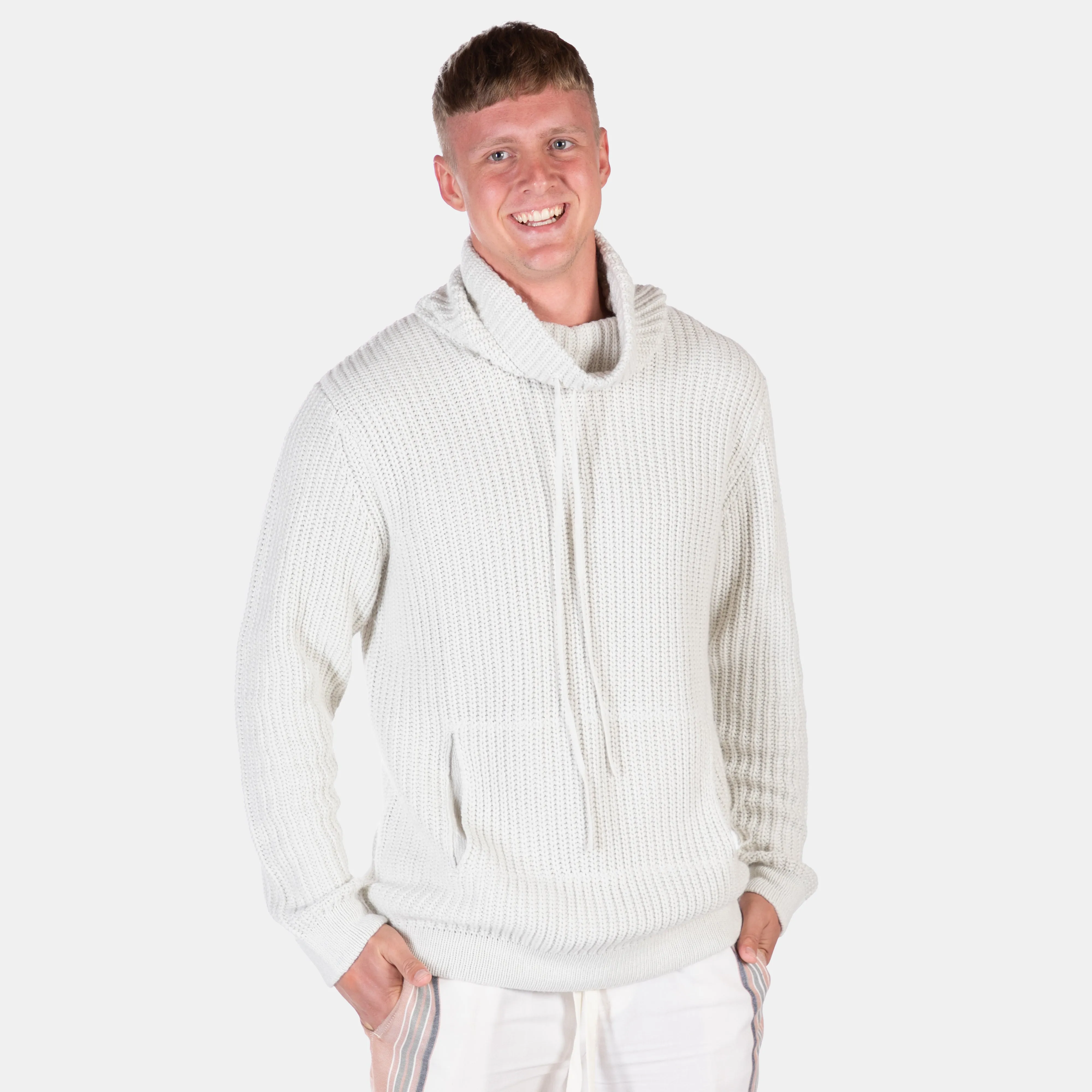 Men's Versatile Colour Thick Ribbed Knit Ryan Jersey