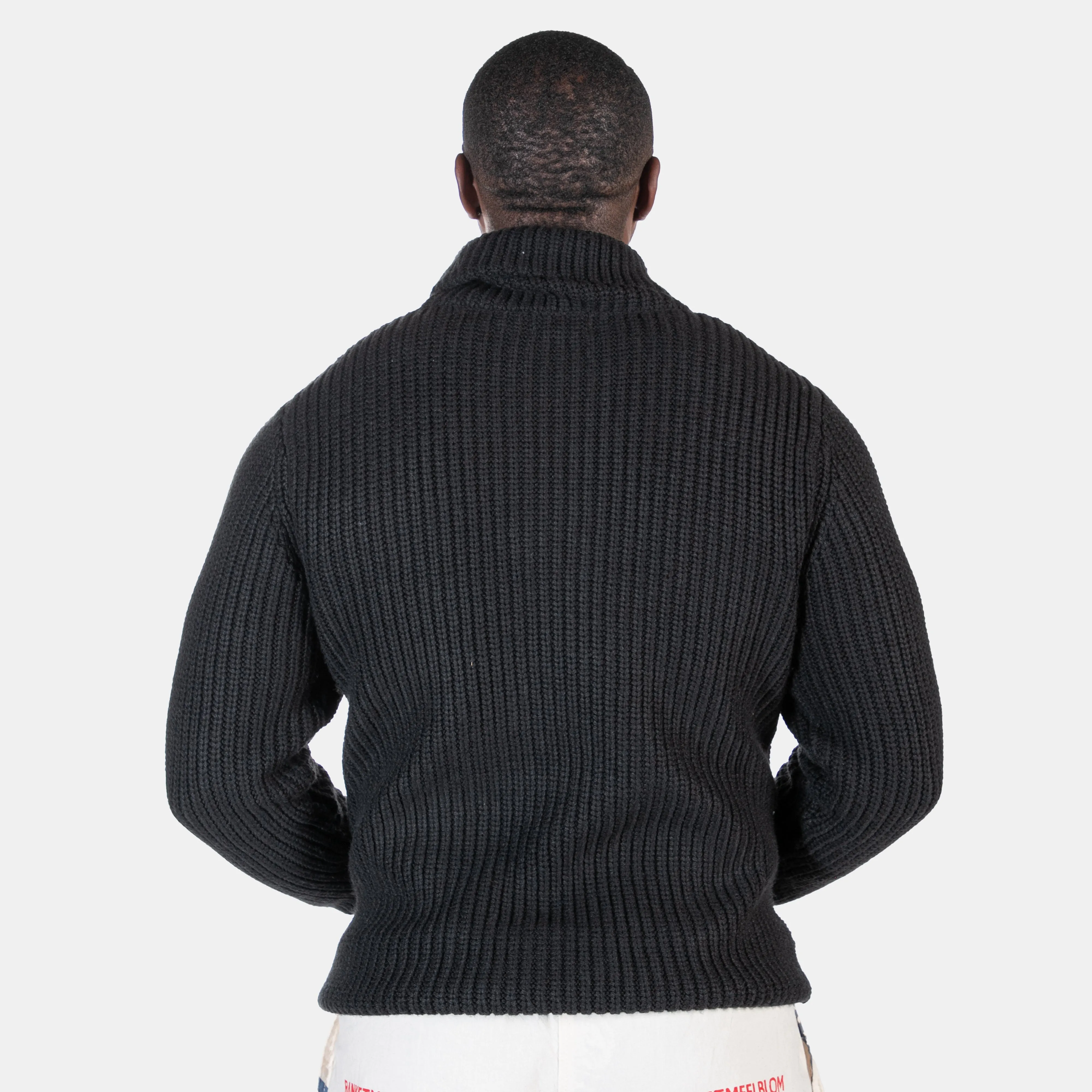 Men's Versatile Colour Thick Ribbed Knit Ryan Jersey