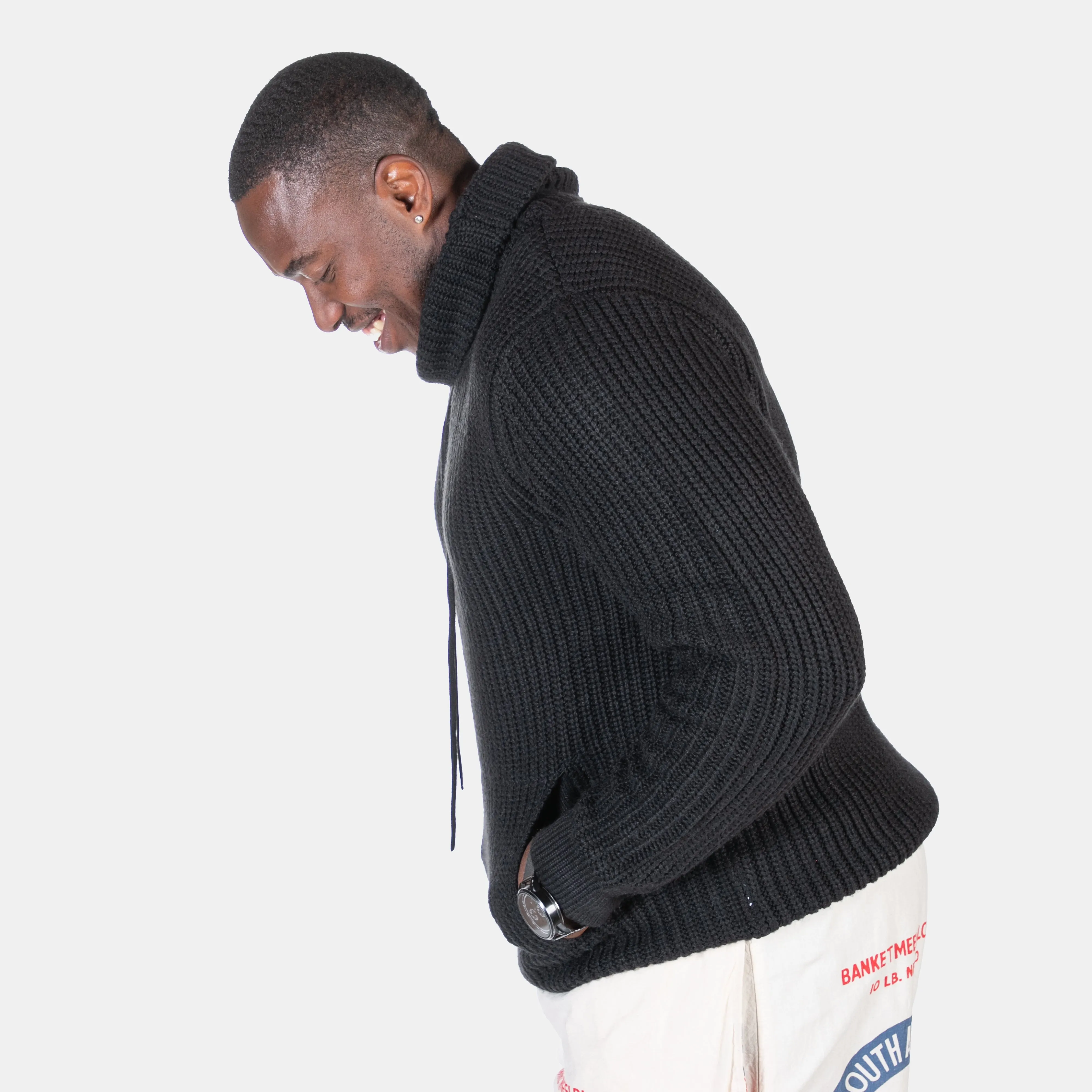 Men's Versatile Colour Thick Ribbed Knit Ryan Jersey