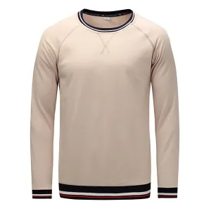 Mens Warm Thick Long Sleeve Casual Cotton T-shirt