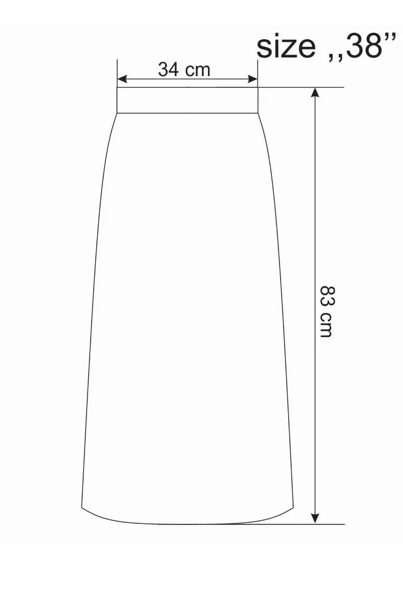 Multi-Stripe Soft Knit Midi Skirt 242450 by IVKO