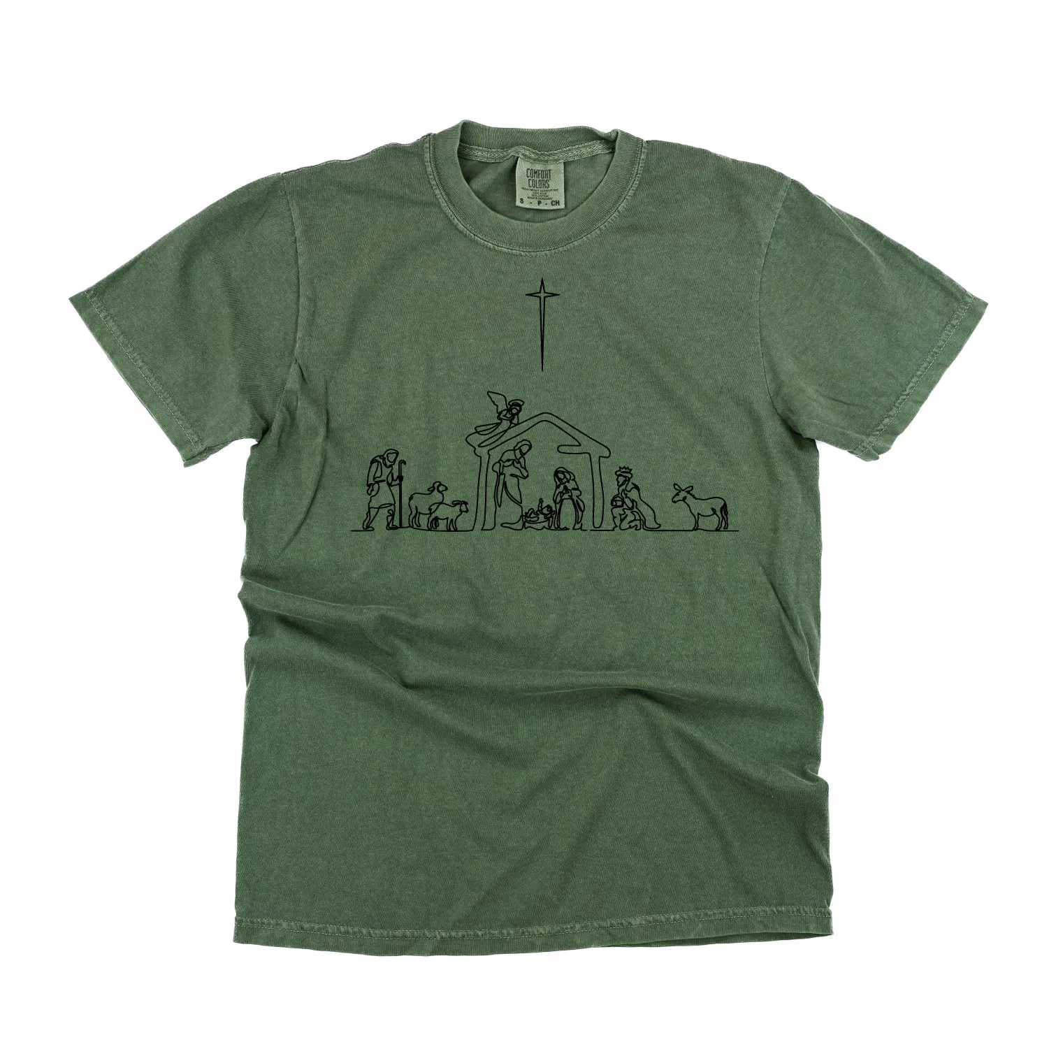 Nativity Scene - Comfort Colors Tee