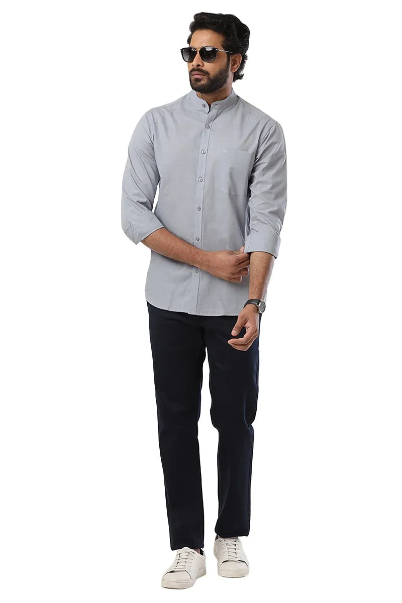 Neo - Gray Formal Shirt For Men | Ariser