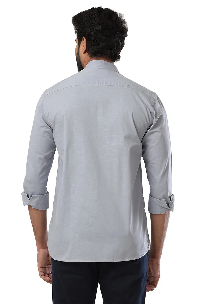 Neo - Gray Formal Shirt For Men | Ariser