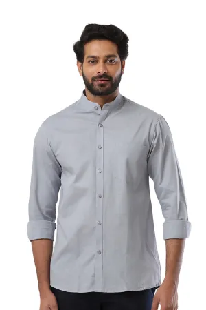 Neo - Gray Formal Shirt For Men | Ariser