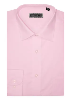 Non-Iron Plain Shirt - Salmon Pink