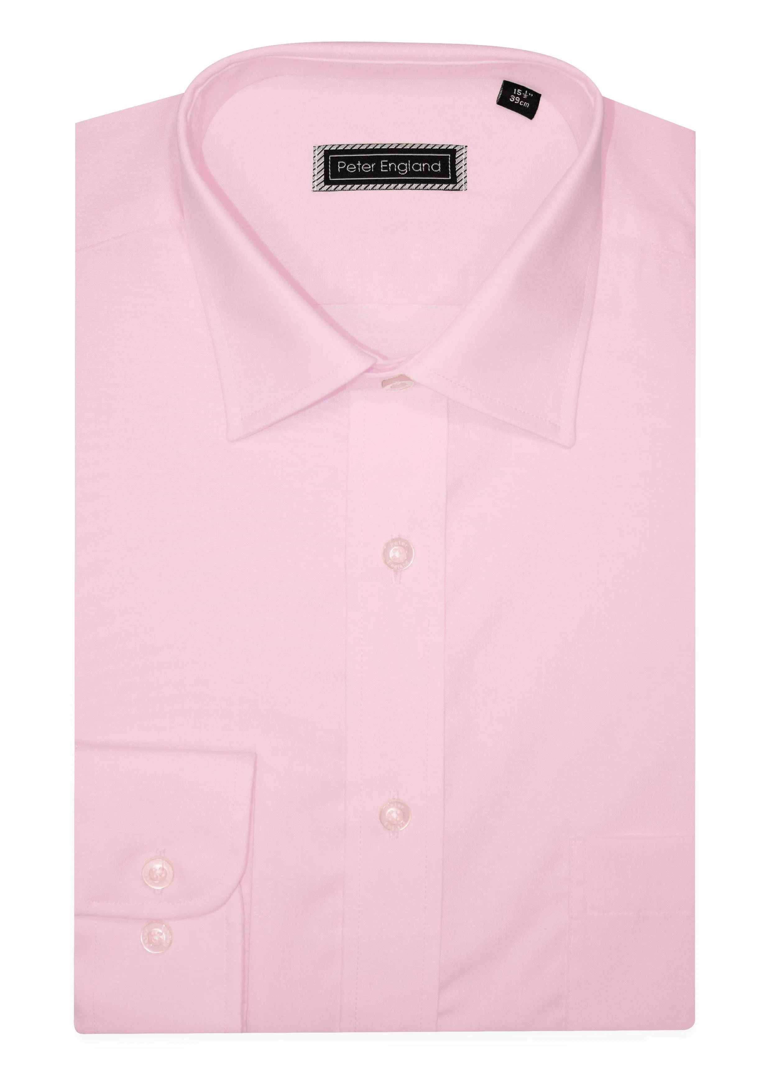Non-Iron Plain Shirt - Salmon Pink