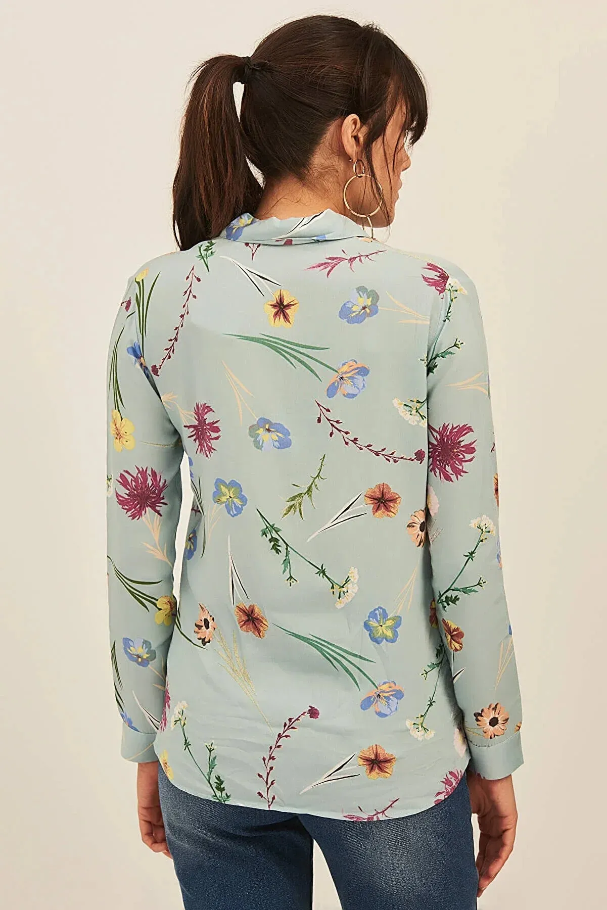 Nostalgic Floral Blouse