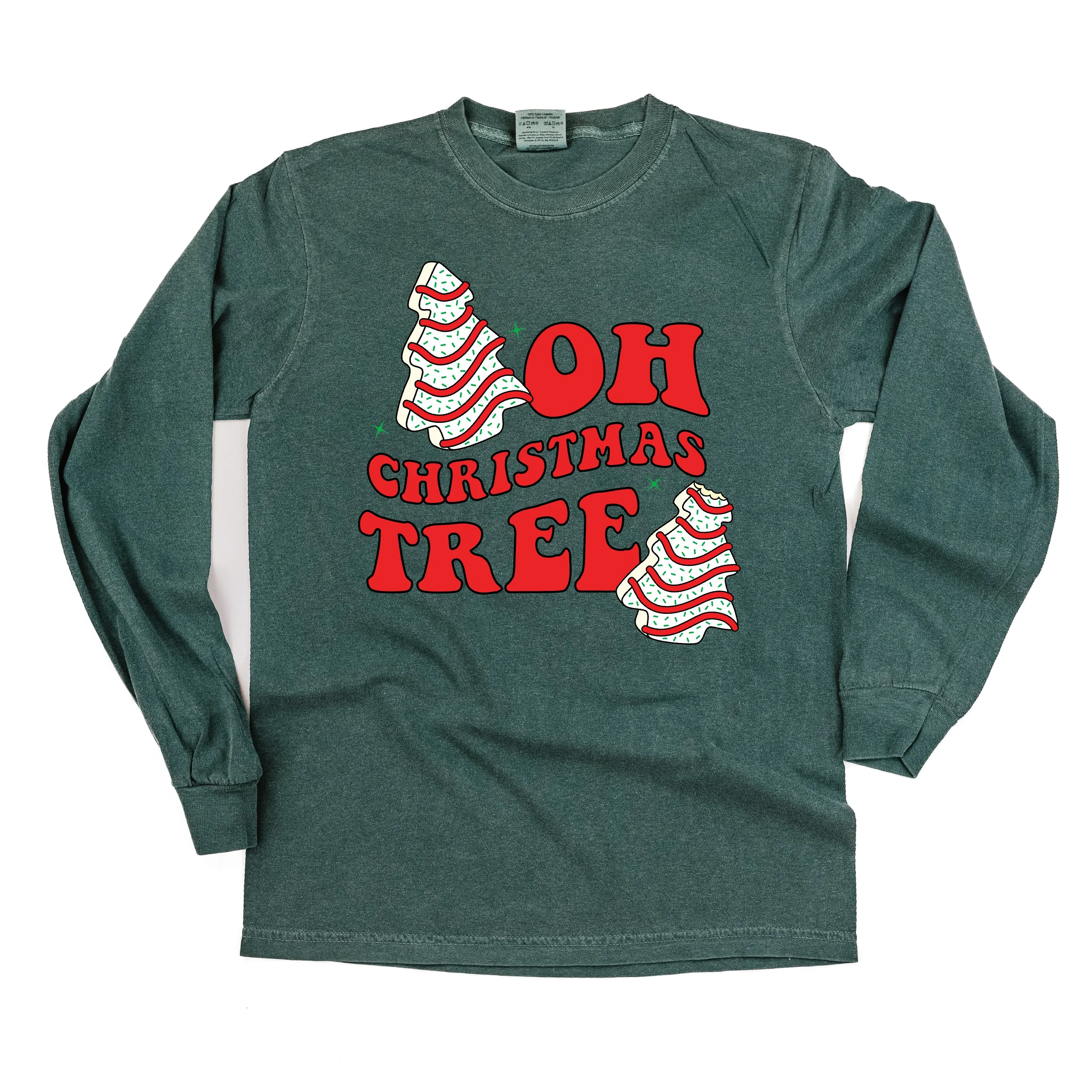 Oh Christmas Tree - LONG SLEEVE Comfort Colors Tee
