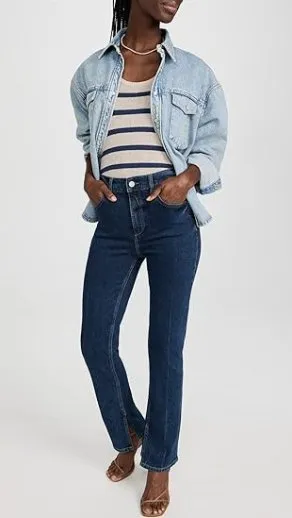 Patti High Rise Straight Jean - Vintage Skylark