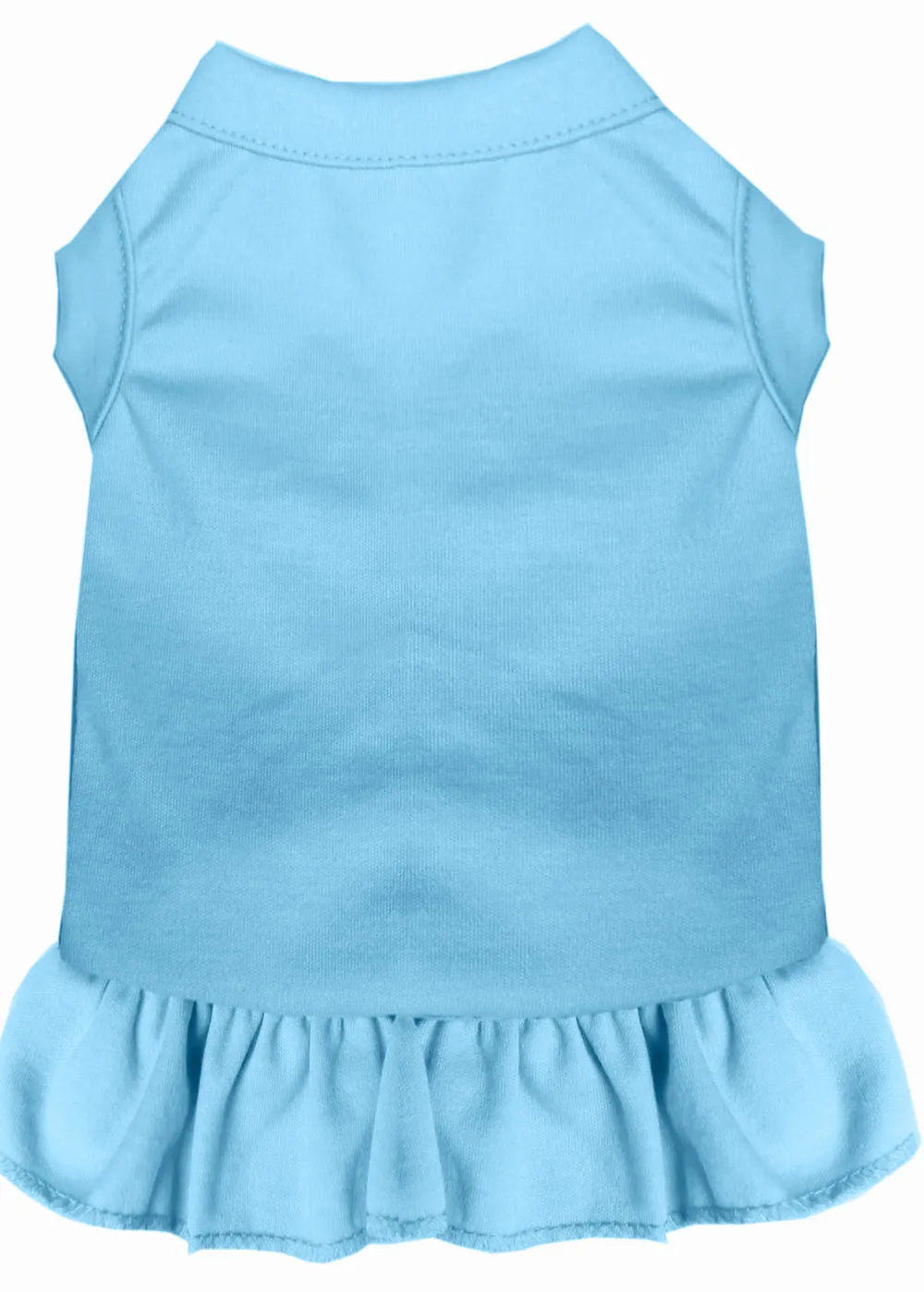 Plain Pet Dress Baby Blue Med