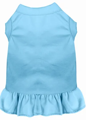 Plain Pet Dress Baby Blue Med
