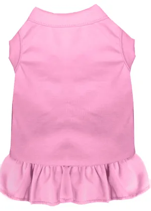 Plain Pet Dress Light Pink Sm
