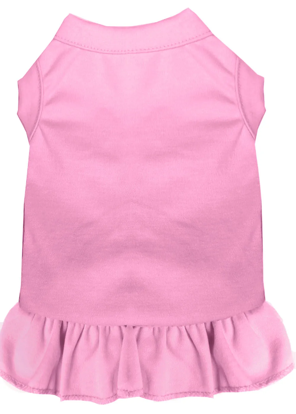 Plain Pet Dress Light Pink Sm