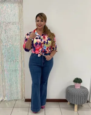 Plus Prints Top