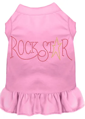 Rhinestone Rockstar Dress Light Pink 4x