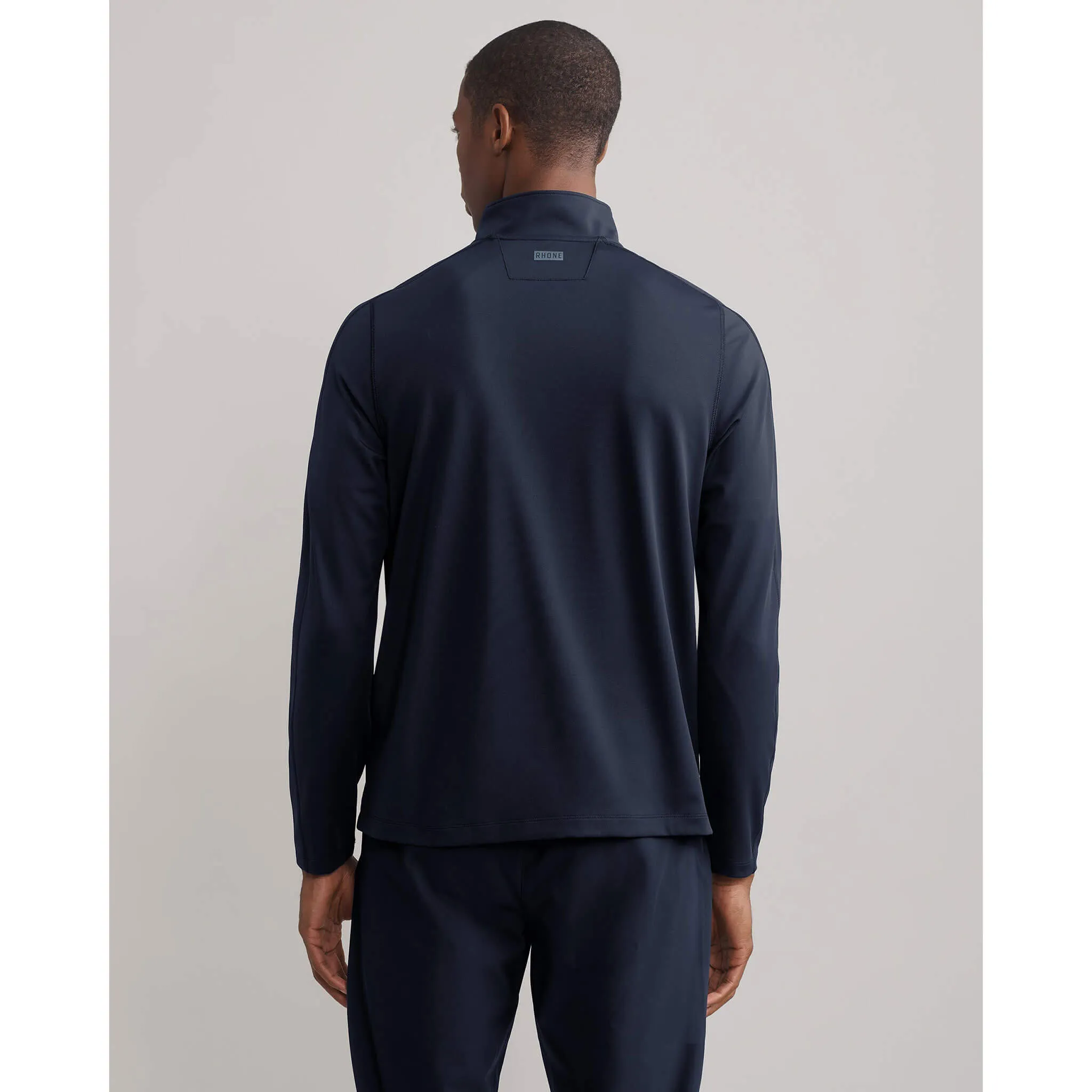 Rhone Men's Rise 1/4 Zip Pullover Sweater - True Navy