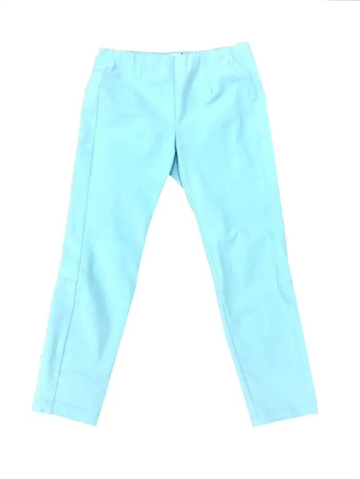 Riani S Ice Blue Cropped Pull On Trouser 393275 -2162 410