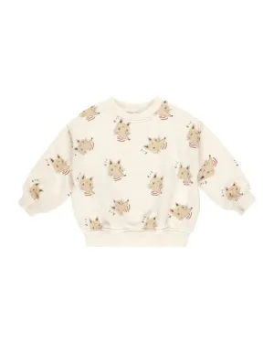 Rylee & Cru Natural Coyote Relaxed Sweatshirt
