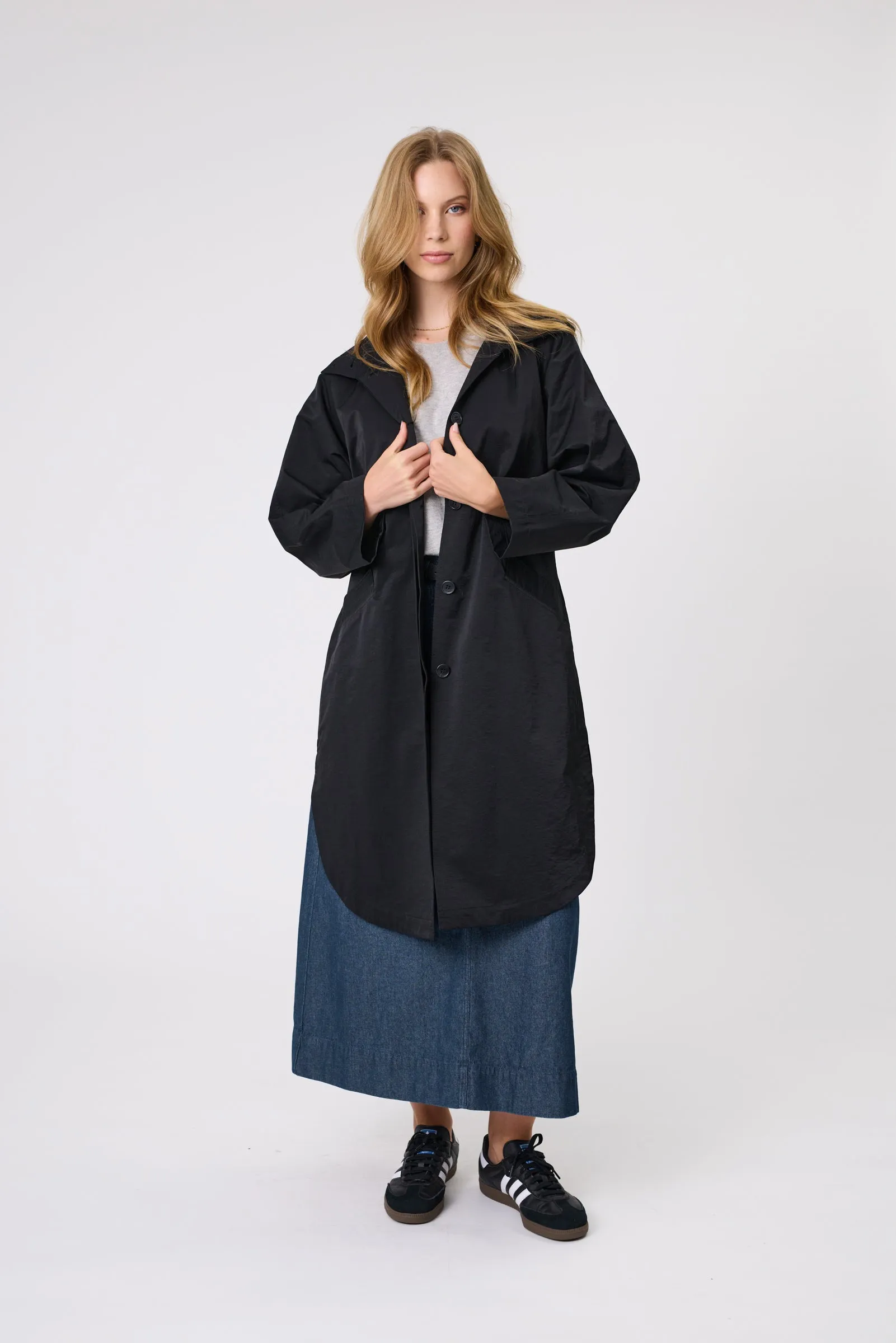 Season Trench Coat - Black