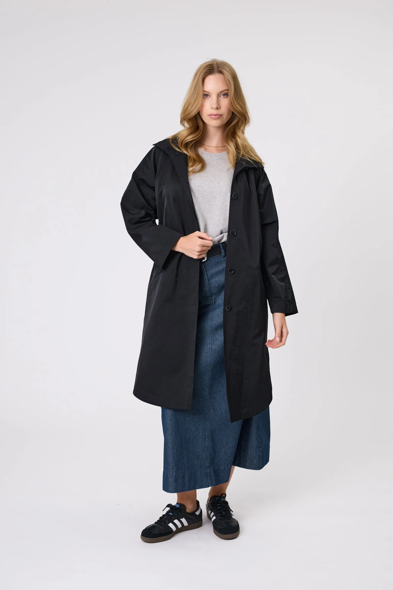 Season Trench Coat - Black
