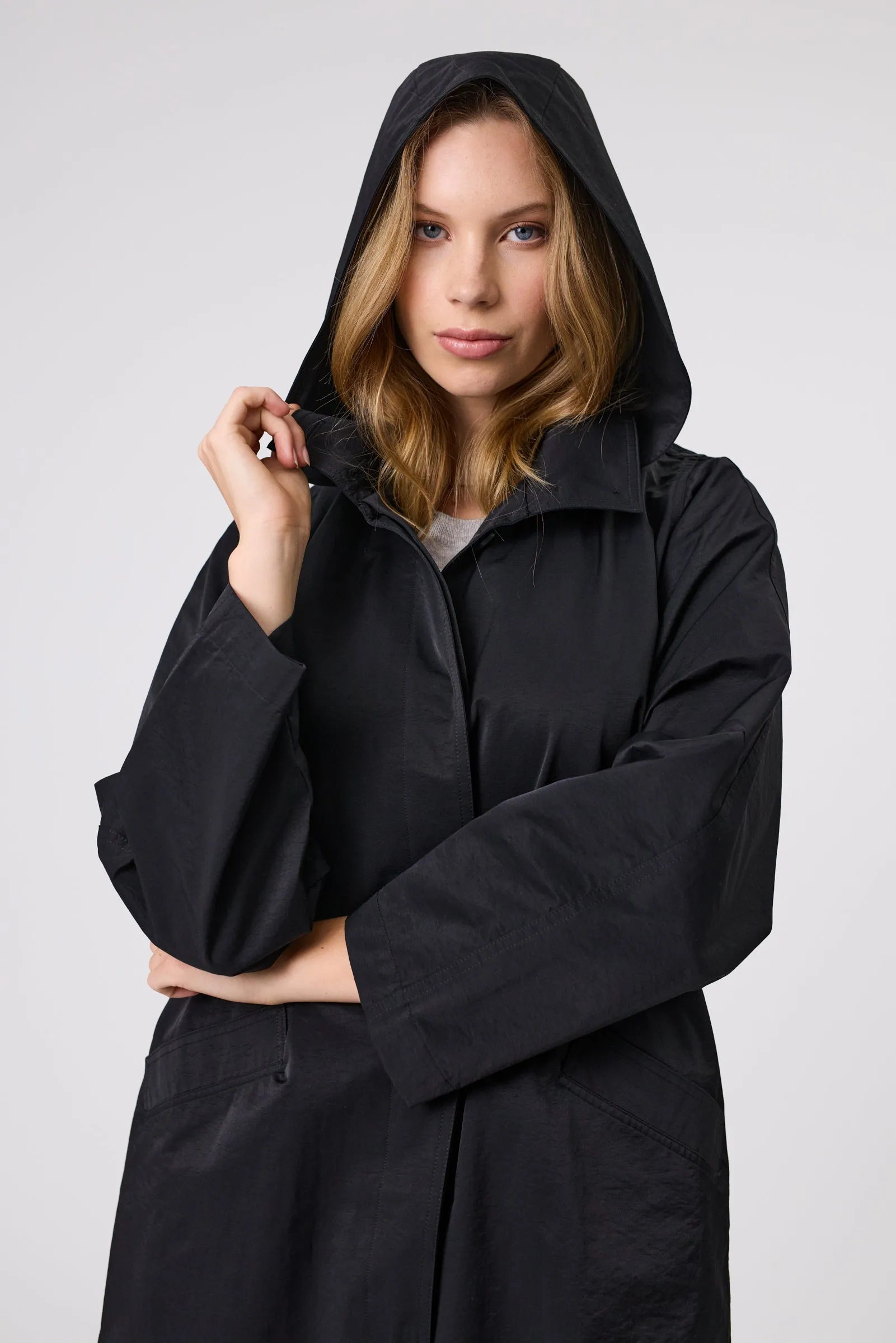 Season Trench Coat - Black