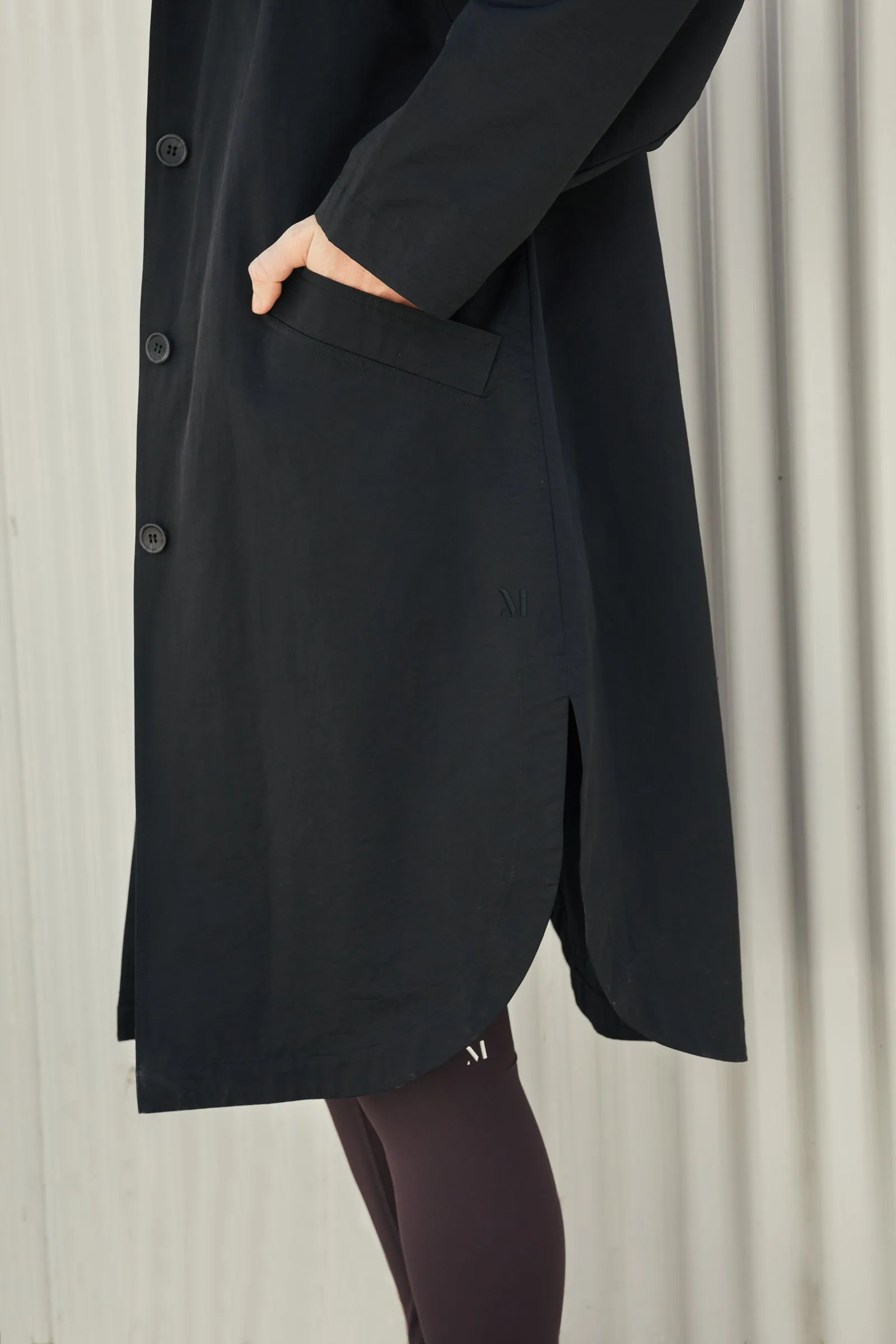 Season Trench Coat - Black