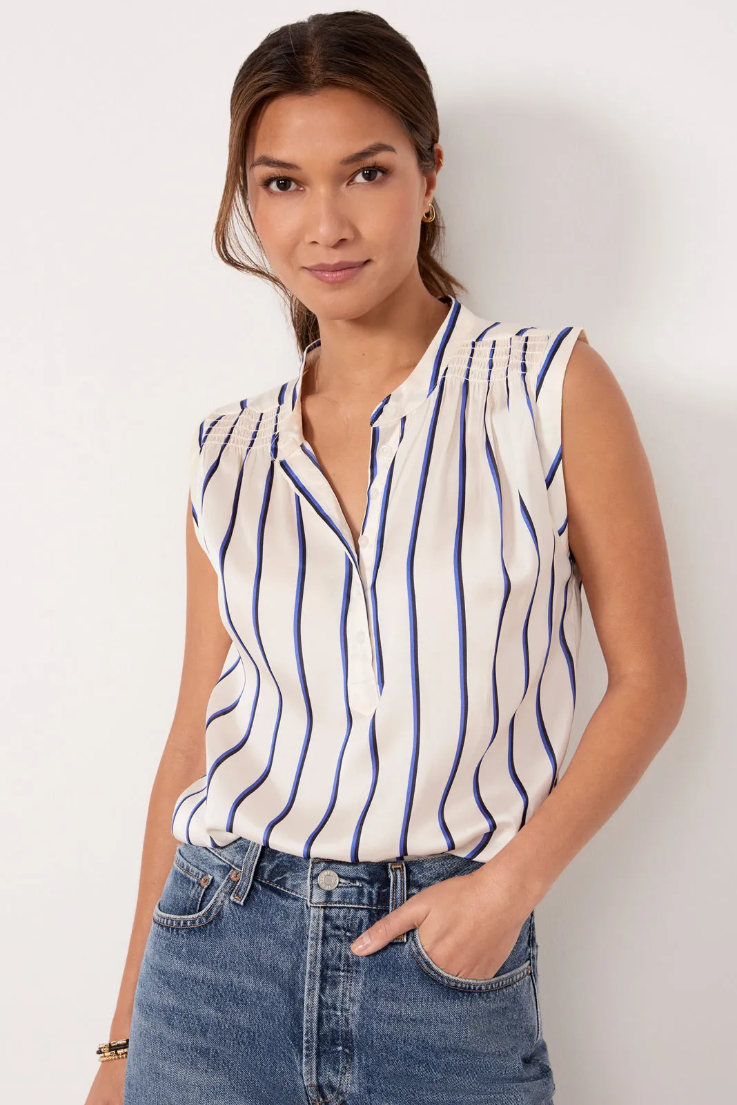 Skylar Drapey Satin Top