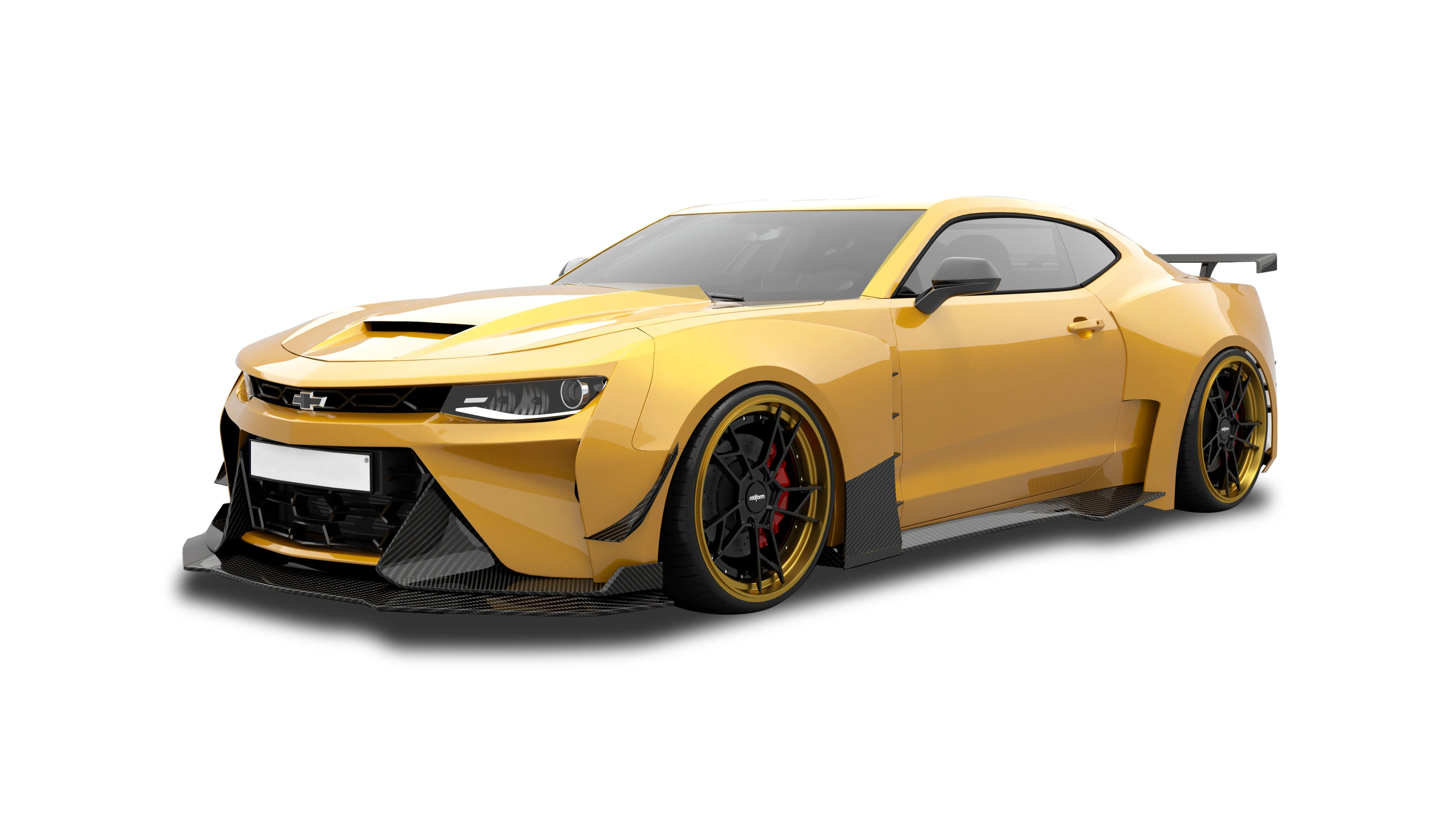 SPECTER PLUS Side Skirts for Chevrolet Camaro 6th Gen ZL1 Z/28 2/1SS 3/2/1LT 2/1LS Carbon Fiber/FRP
