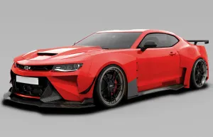 SPECTER PLUS Side Skirts for Chevrolet Camaro 6th Gen ZL1 Z/28 2/1SS 3/2/1LT 2/1LS Carbon Fiber/FRP