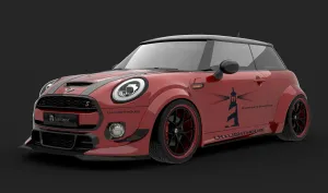 SPECTER PLUS Upper Side Skirts & Extentions for MINI Cooper JCW Base S F56 Pre-LCl & LCl Carbon Fiber/FRP
