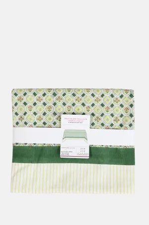 Spring Bloom Green Tablecloth