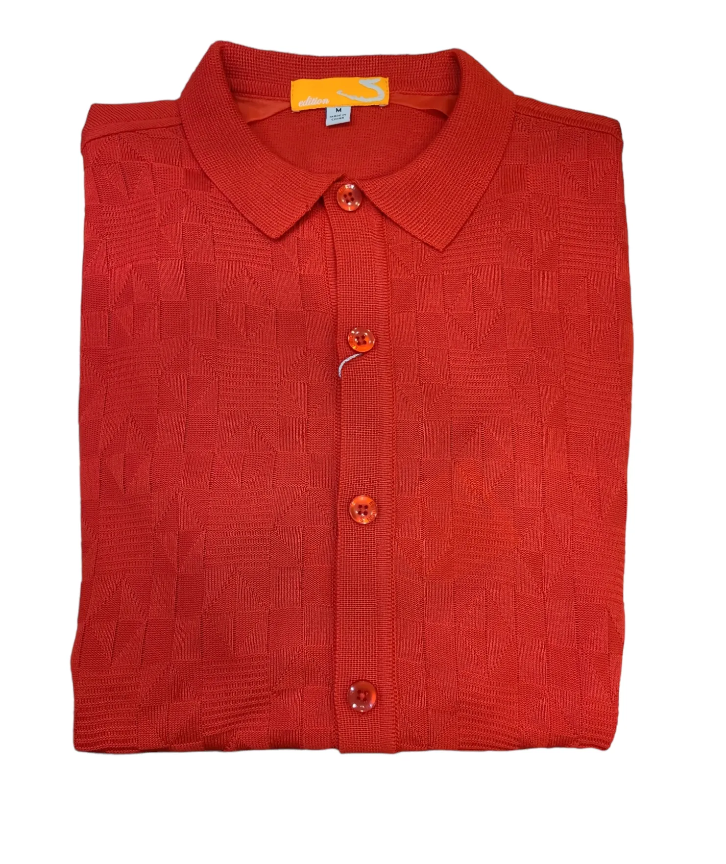 Stacy Adams Button Down Knit Shirts
