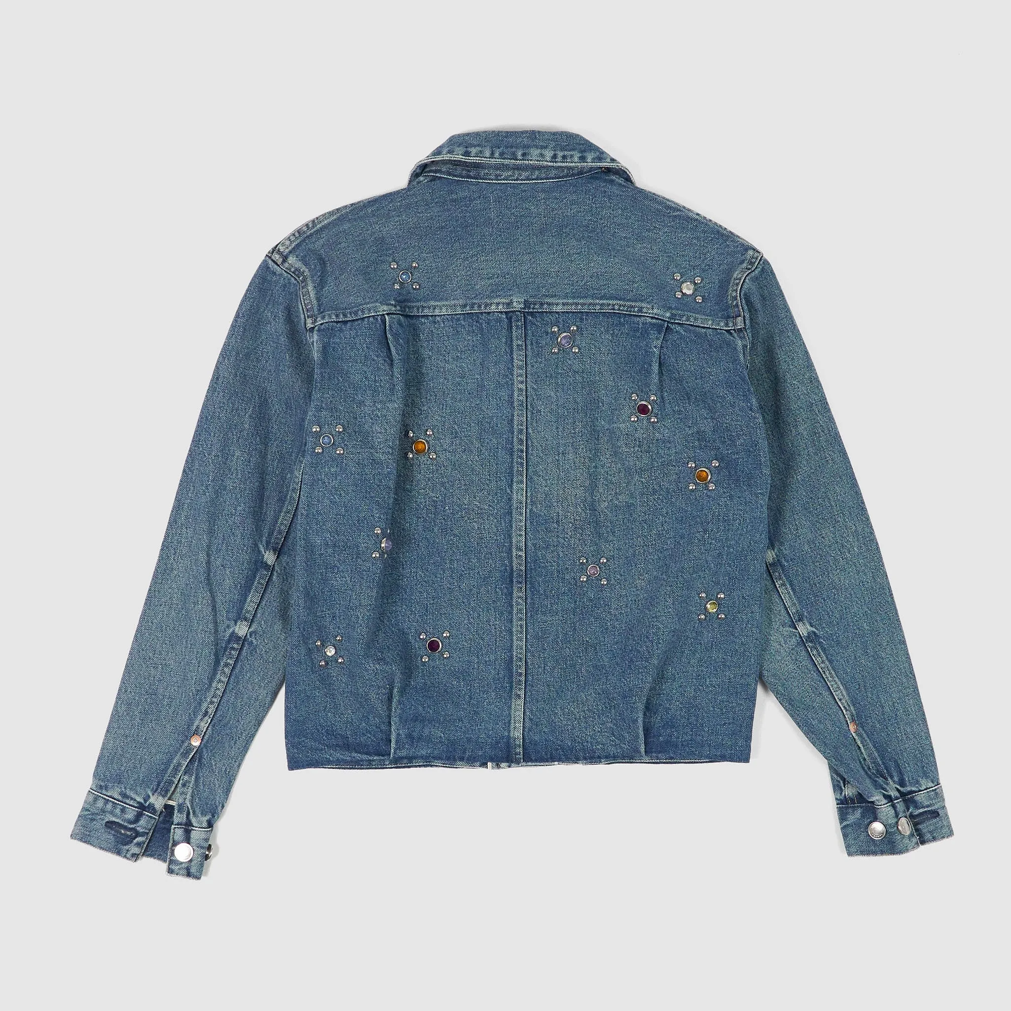 Tanaka NY TYO Ladies Studded Kaihara Denim Jacket