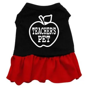 Teachers Pet Screen Print Dress Black with Red XXXL (20) Teachers Pet Screen Print Dress Black with Red XXXL (20)