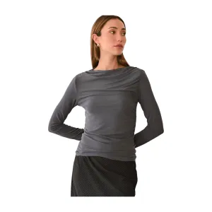 The Calix Top - Charcoal