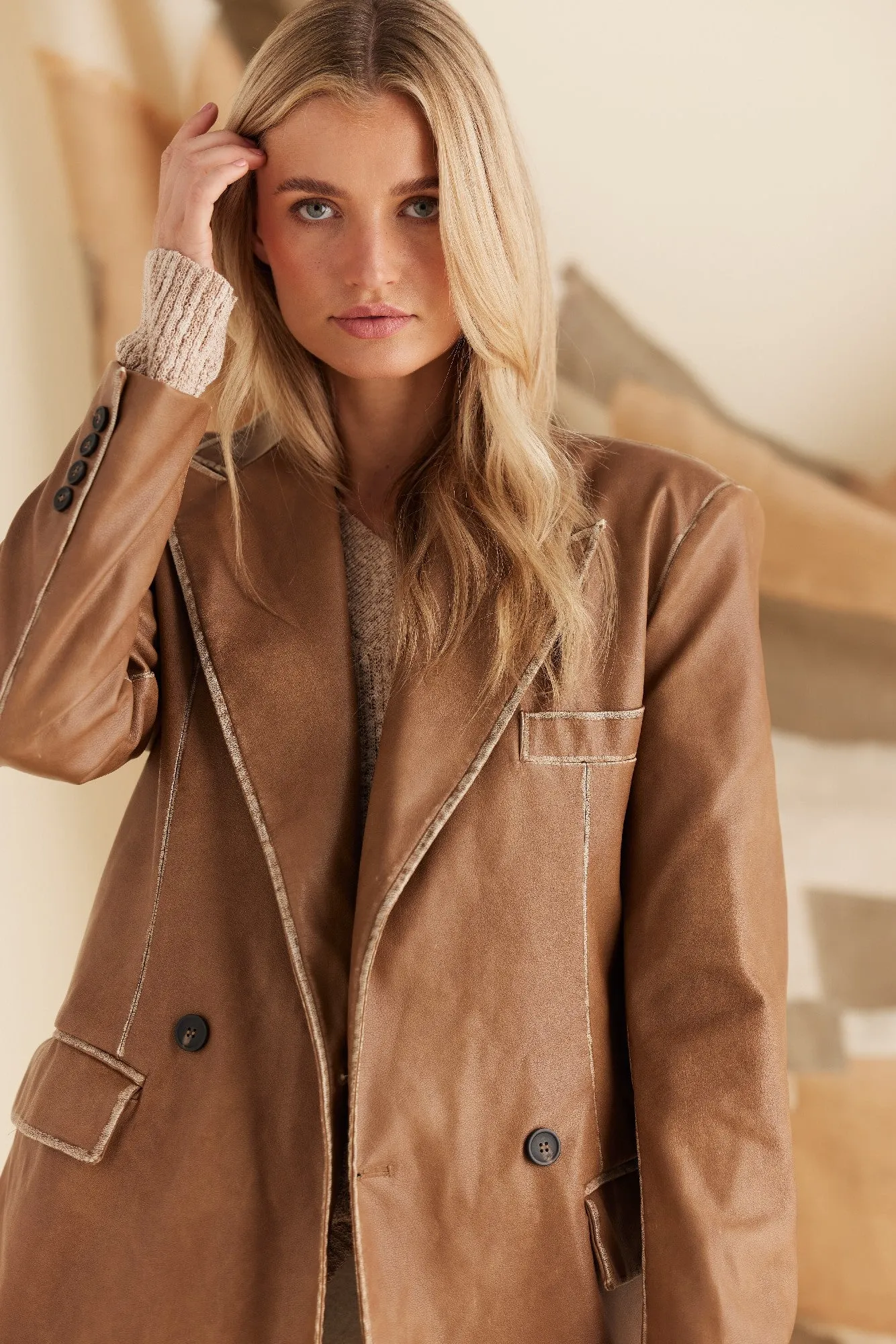 The Shanty Venice Jacket - Chestnut