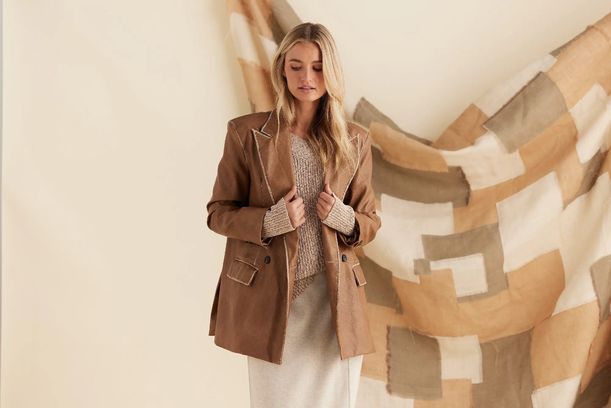 The Shanty Venice Jacket - Chestnut