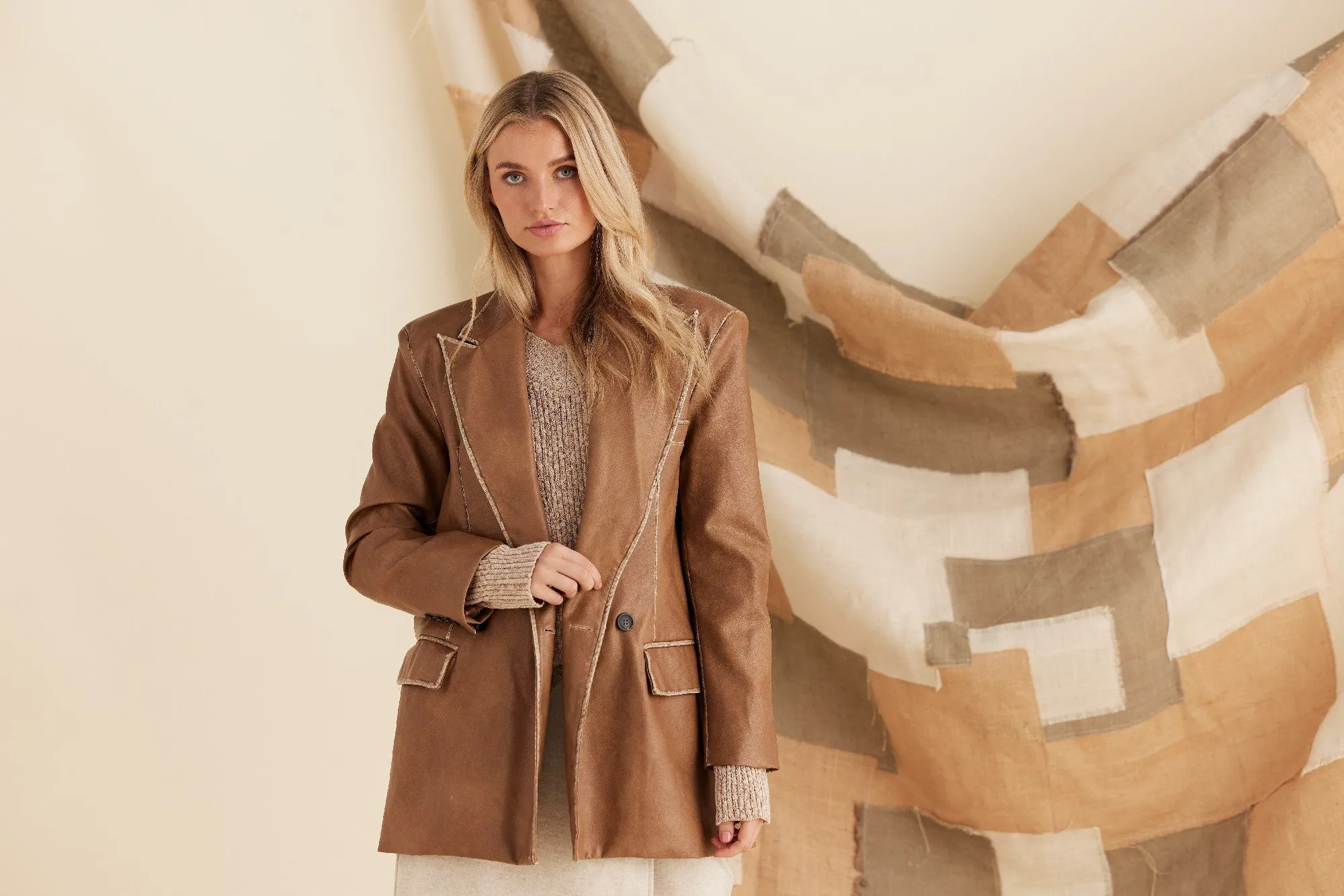 The Shanty Venice Jacket - Chestnut