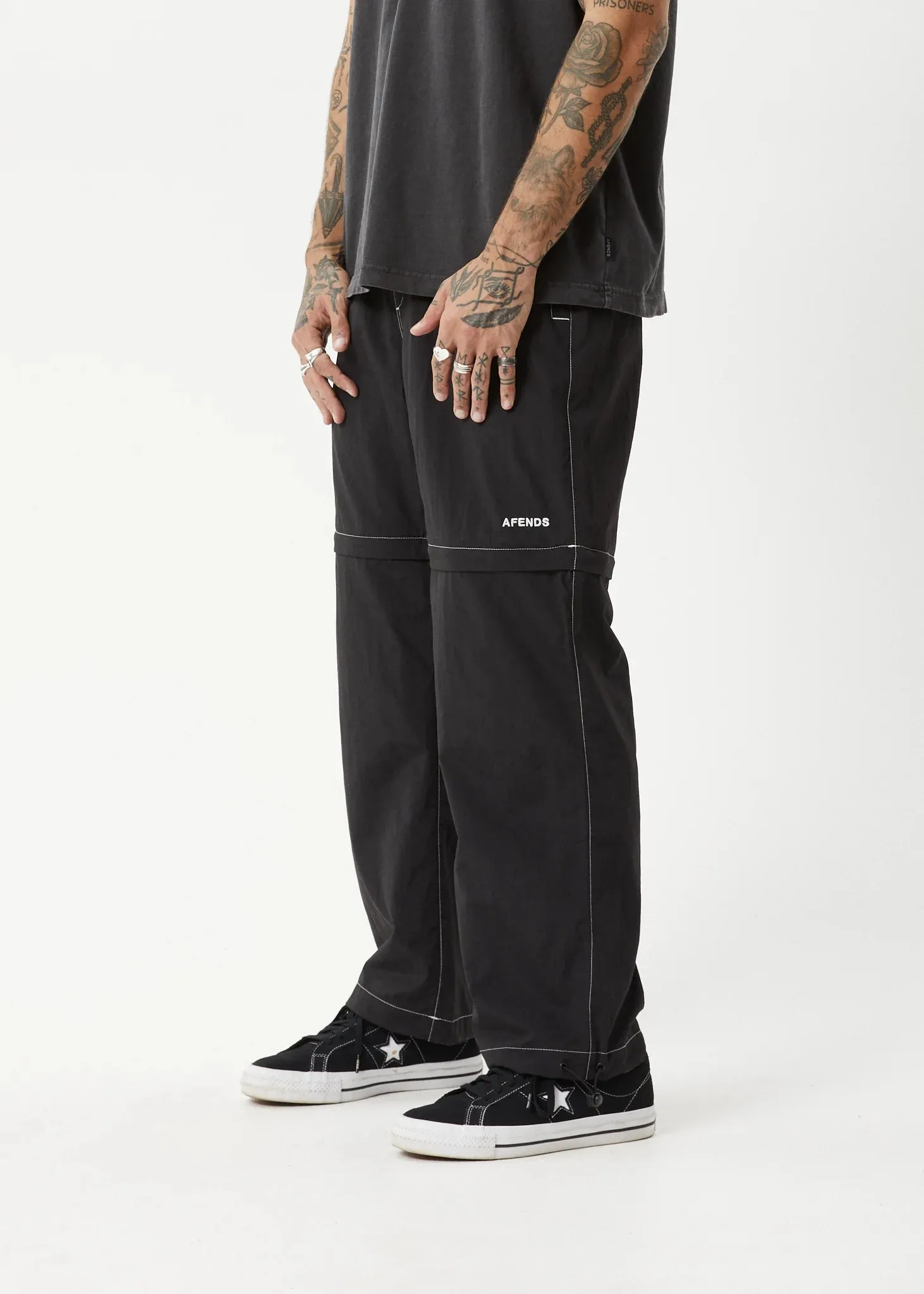 Valley Zip Off Spray Pant - Black