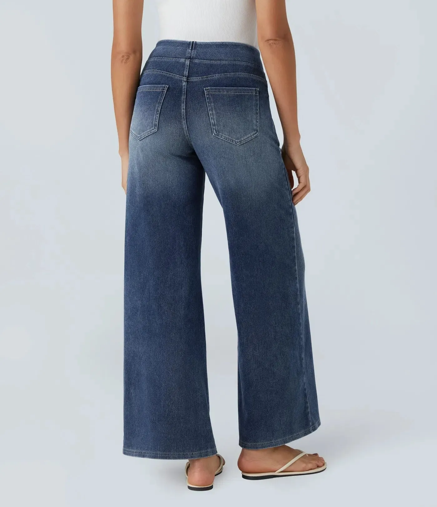 Vanessa | High waisted elastic trousers