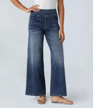 Vanessa | High waisted elastic trousers