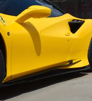 Ventus Veloce Side Skirts for Ferrari F8 Tributo Spider Carbon Fiber