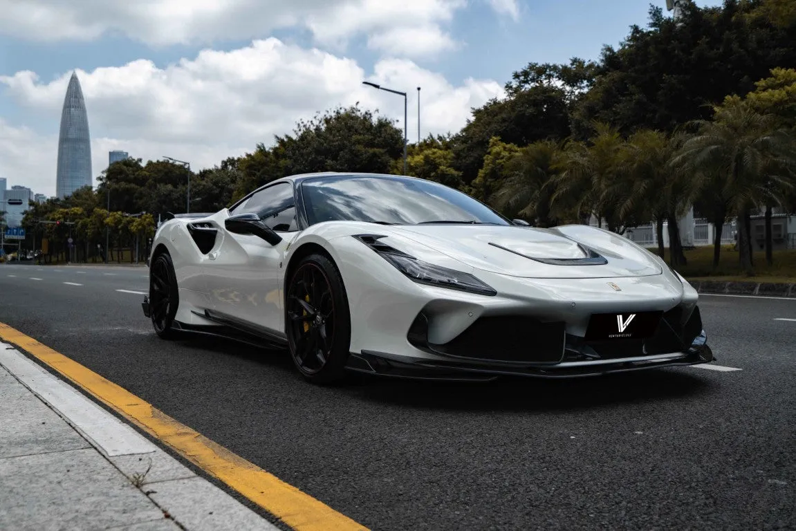 Ventus Veloce Side Skirts for Ferrari F8 Tributo Spider Carbon Fiber